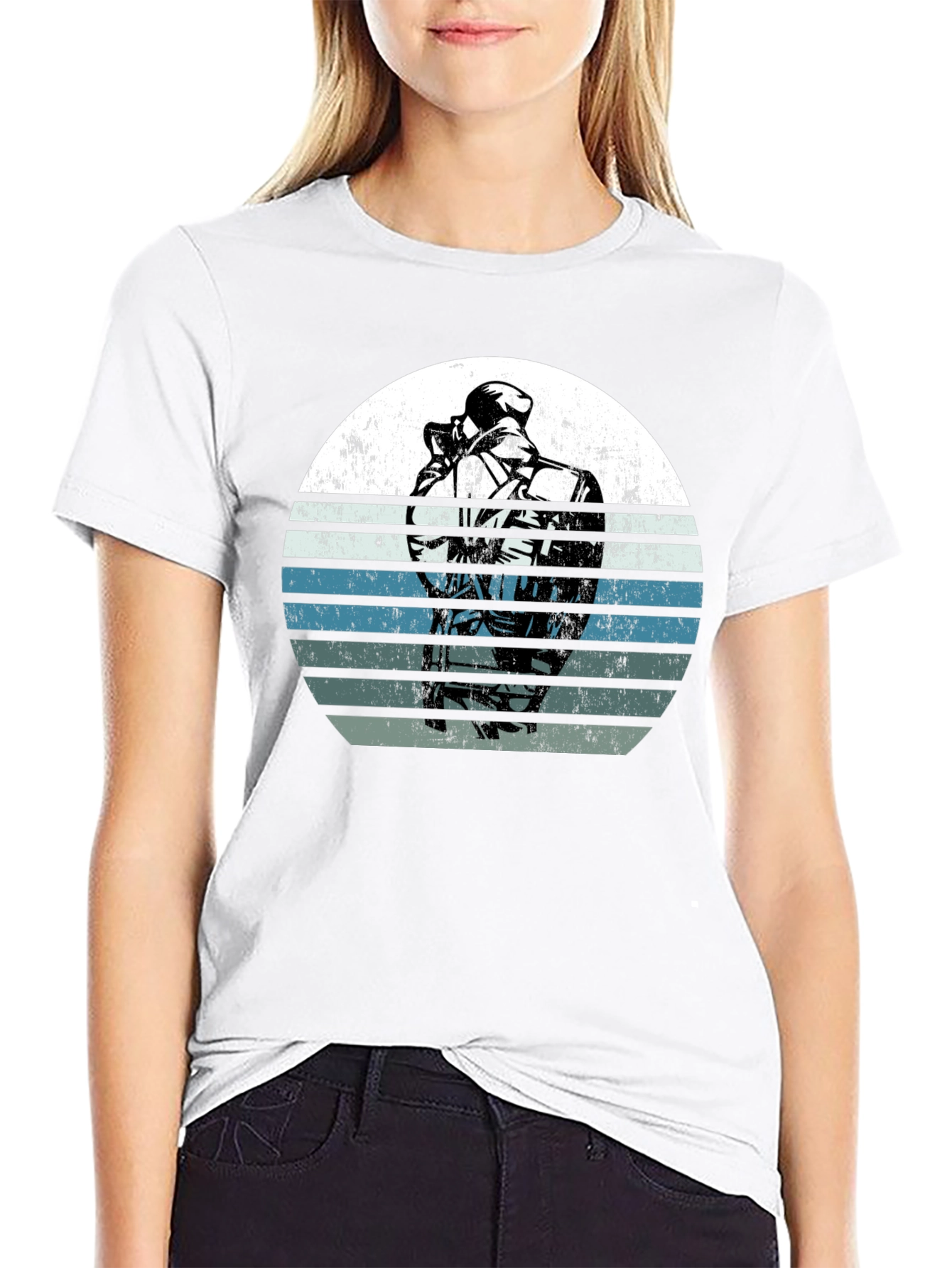 Retro Sunset SWAT Police T-Shirt