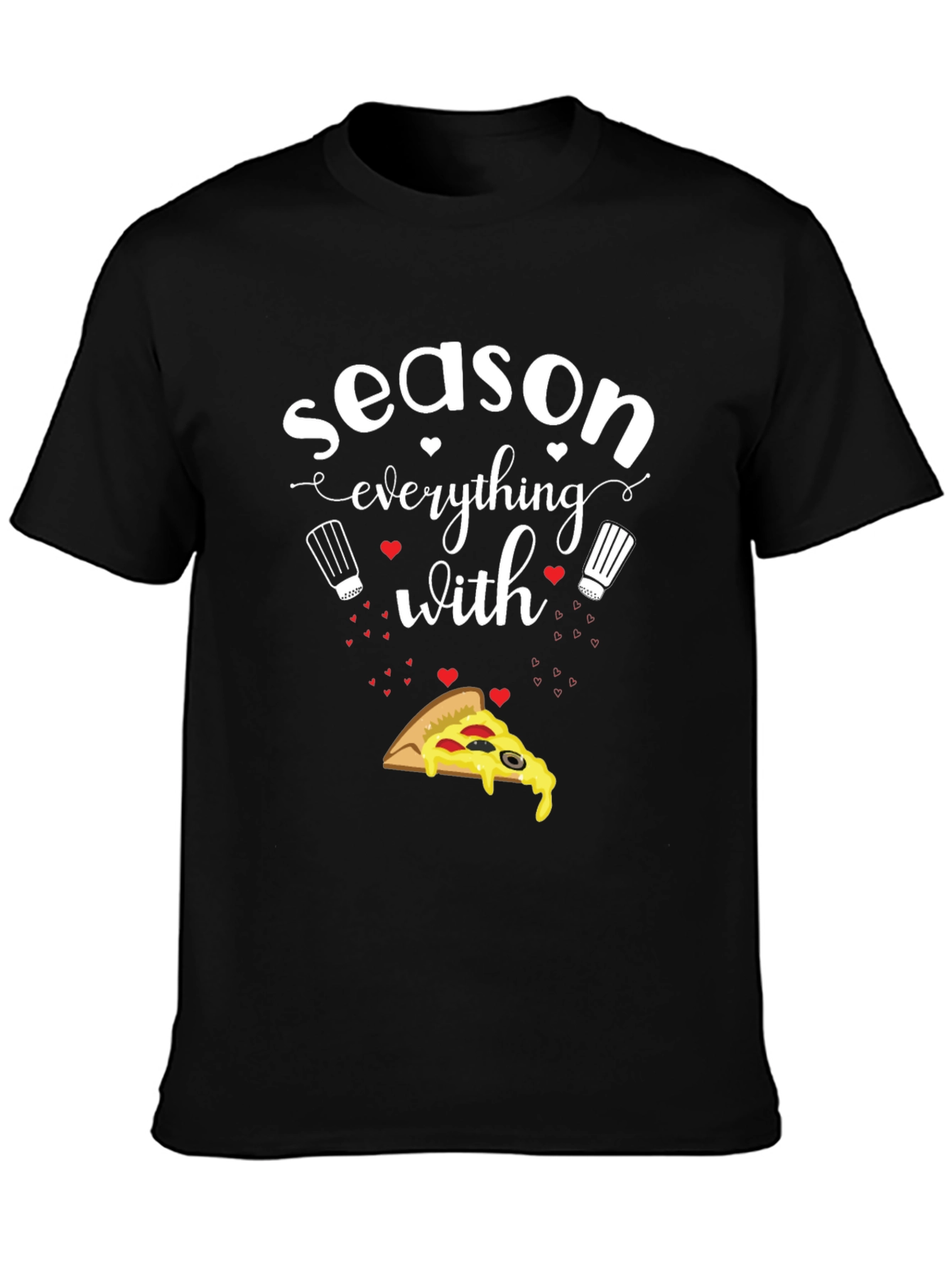 Season Everything with Pizza Graphic Tee