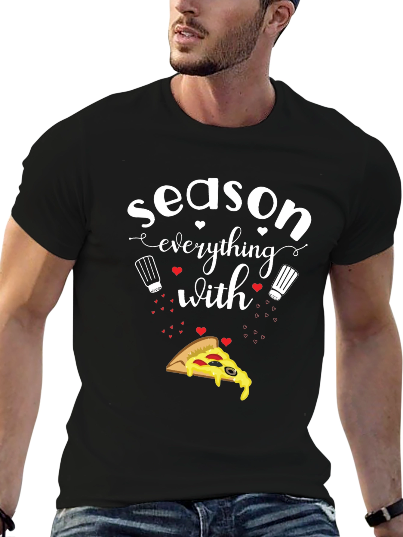 Season Everything with Pizza Graphic Tee