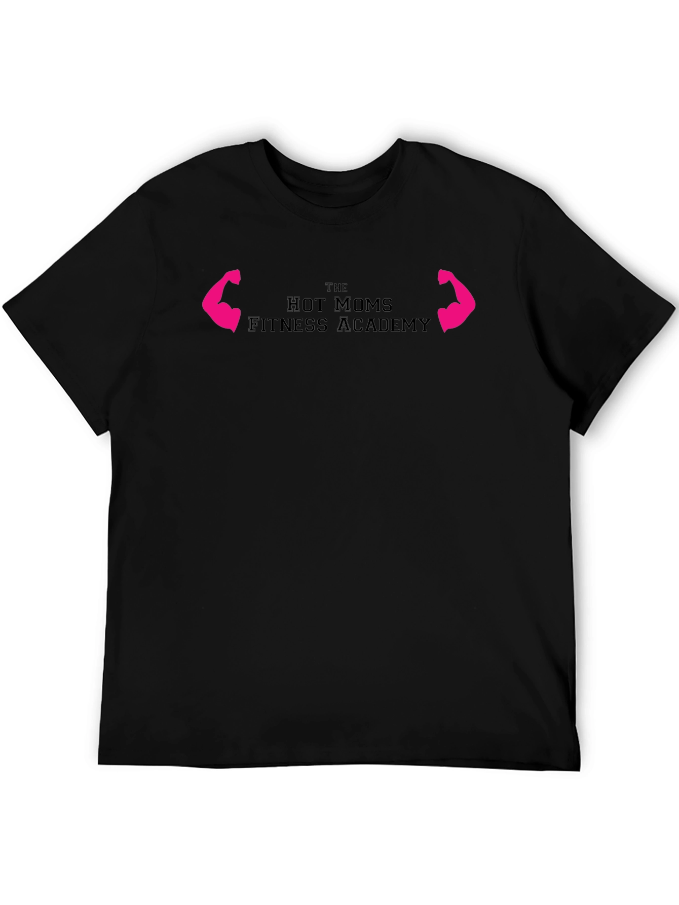 Hot Moms Fitness Academy Black T-Shirt
