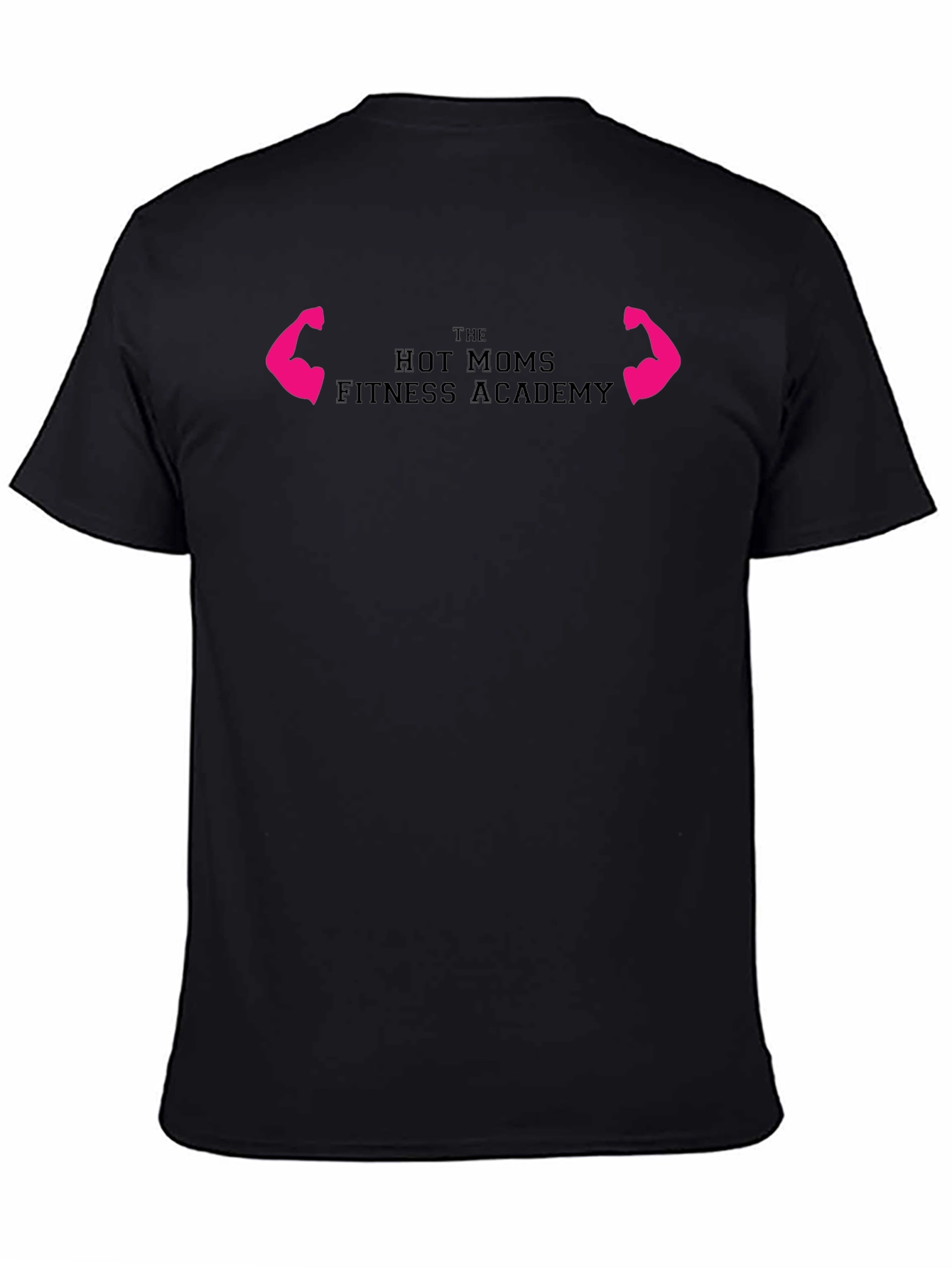 Hot Moms Fitness Academy Black T-Shirt