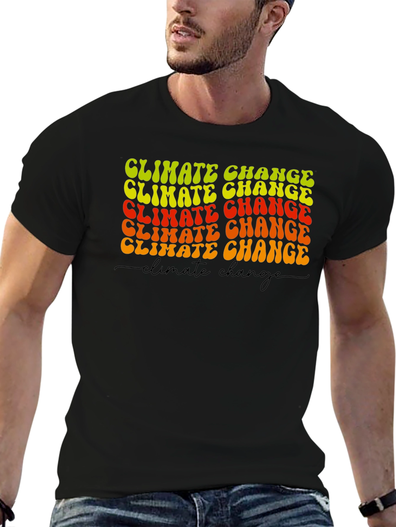 Climate Change Retro Graphic Tee