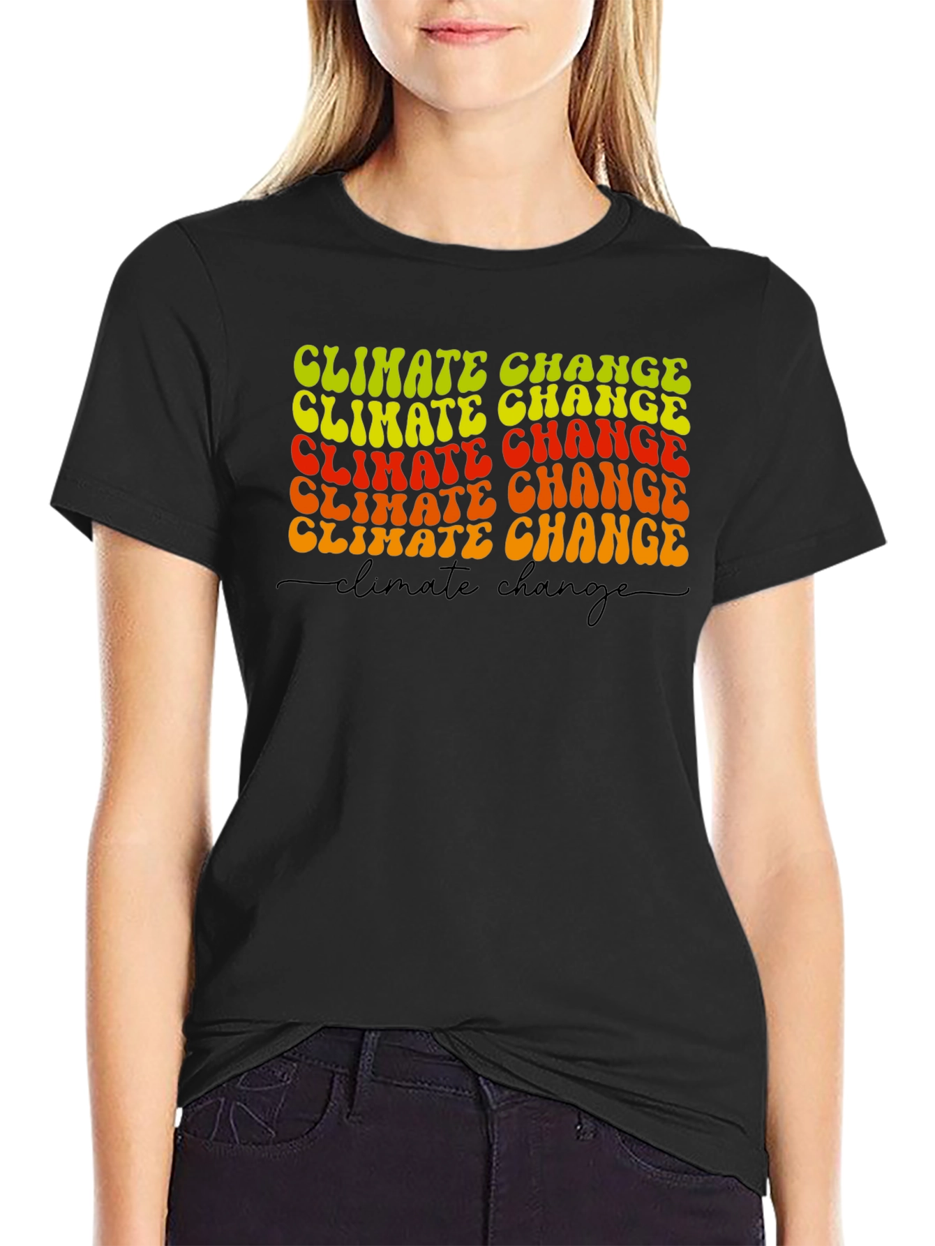 Climate Change Retro Graphic Tee