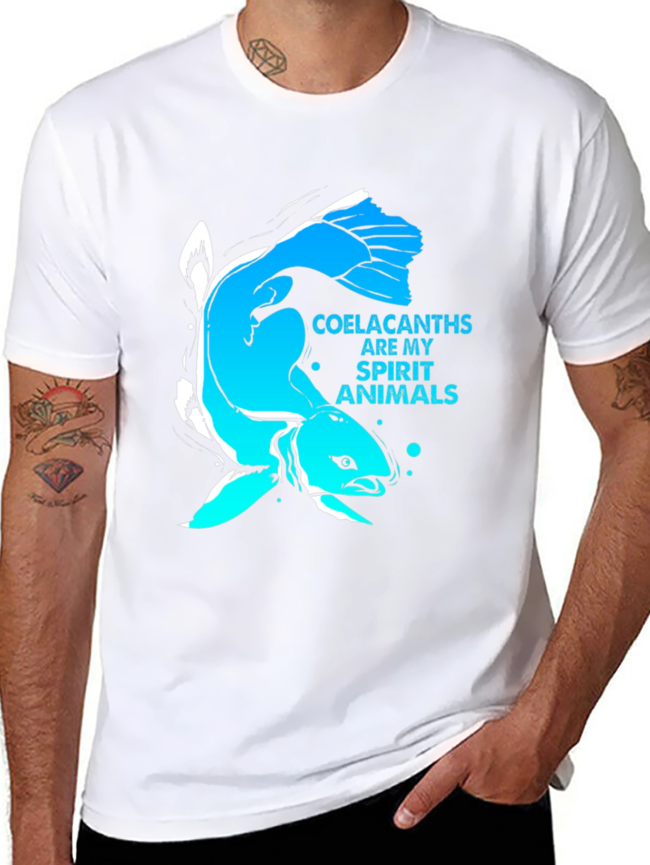 Coelacanths Are My Spirit Animals Graphic Tee