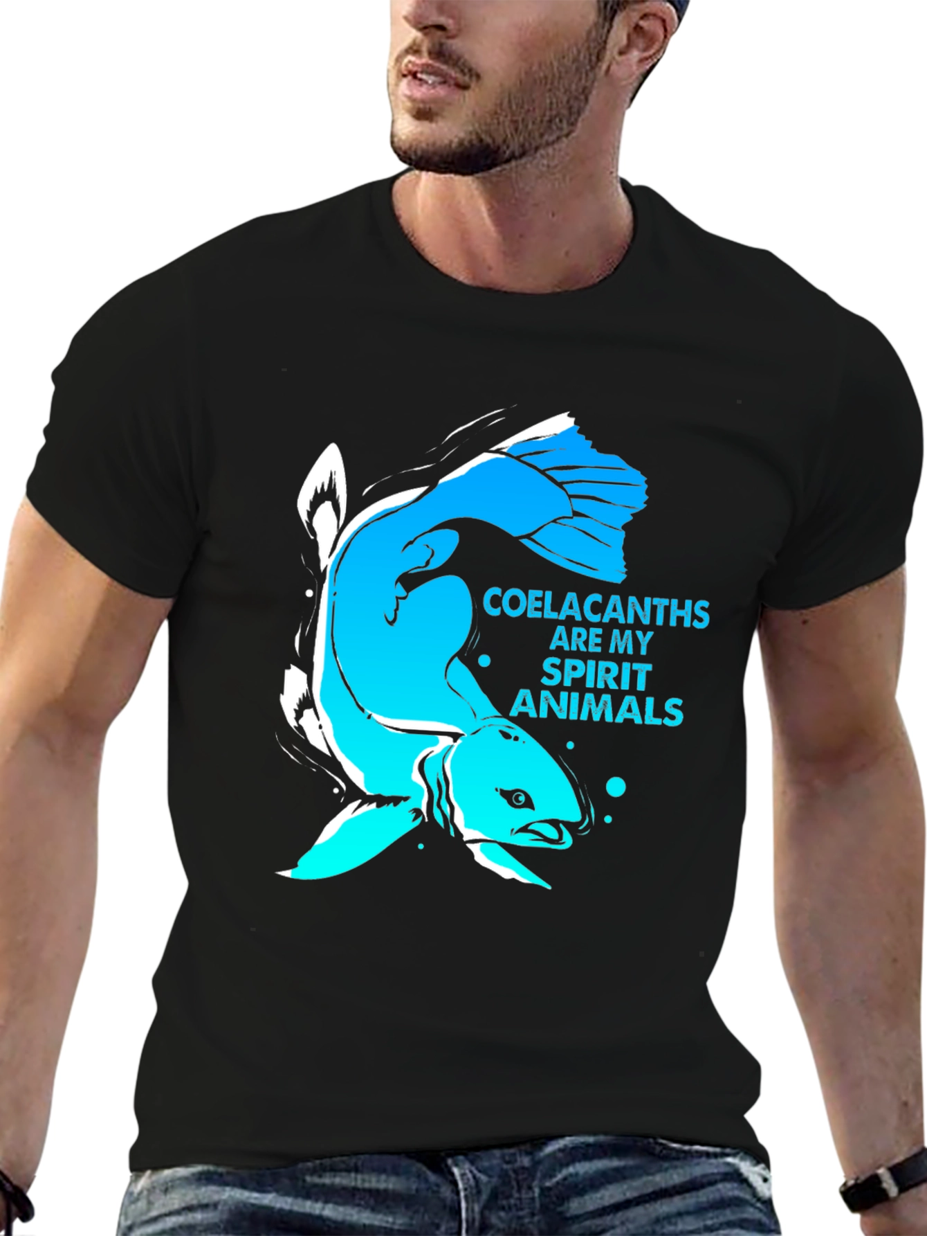 Coelacanths Are My Spirit Animals Graphic Tee