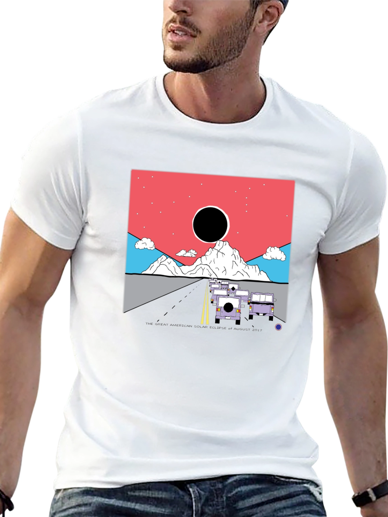 Eclipse Mountain Road Trip T-Shirt