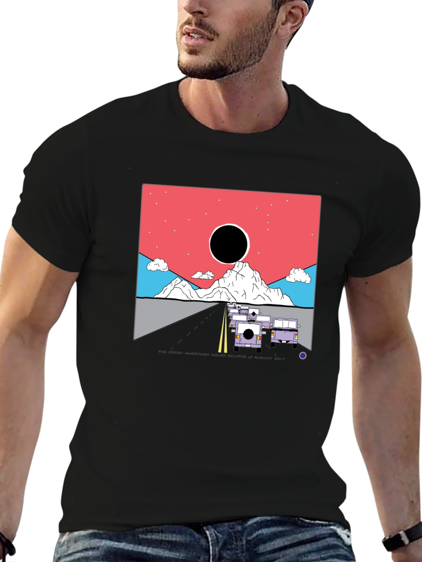 Eclipse Mountain Road Trip T-Shirt