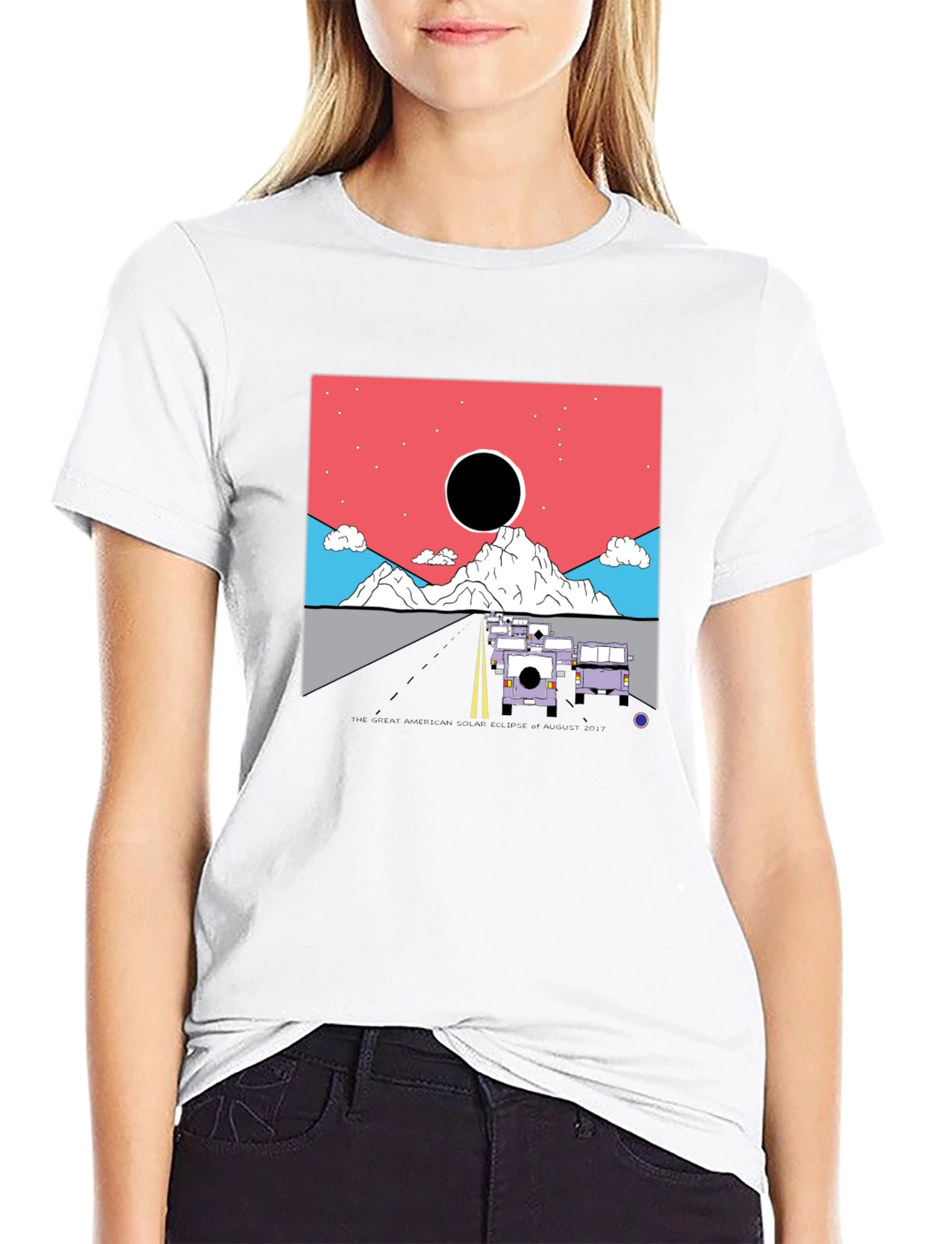 Eclipse Mountain Road Trip T-Shirt