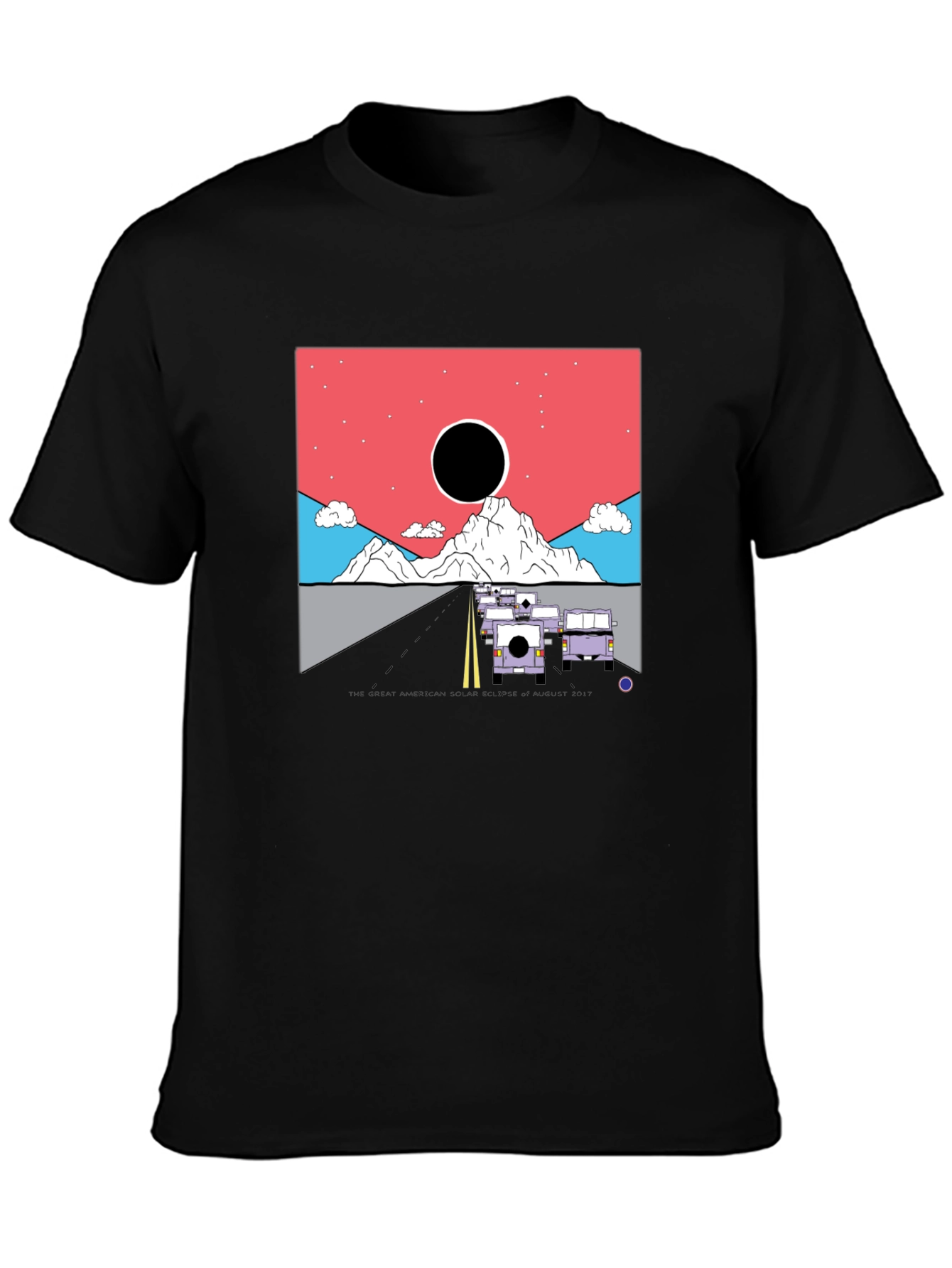 Eclipse Mountain Road Trip T-Shirt