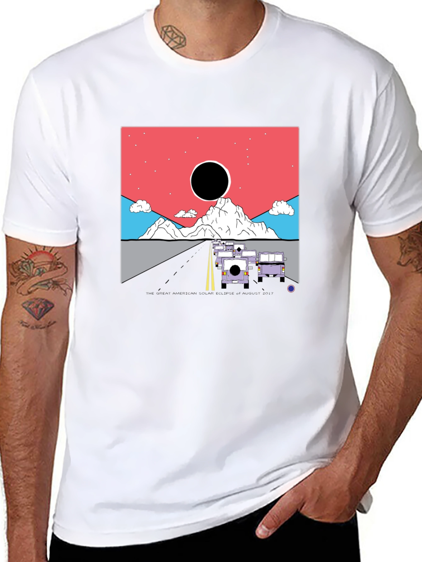 Eclipse Mountain Road Trip T-Shirt