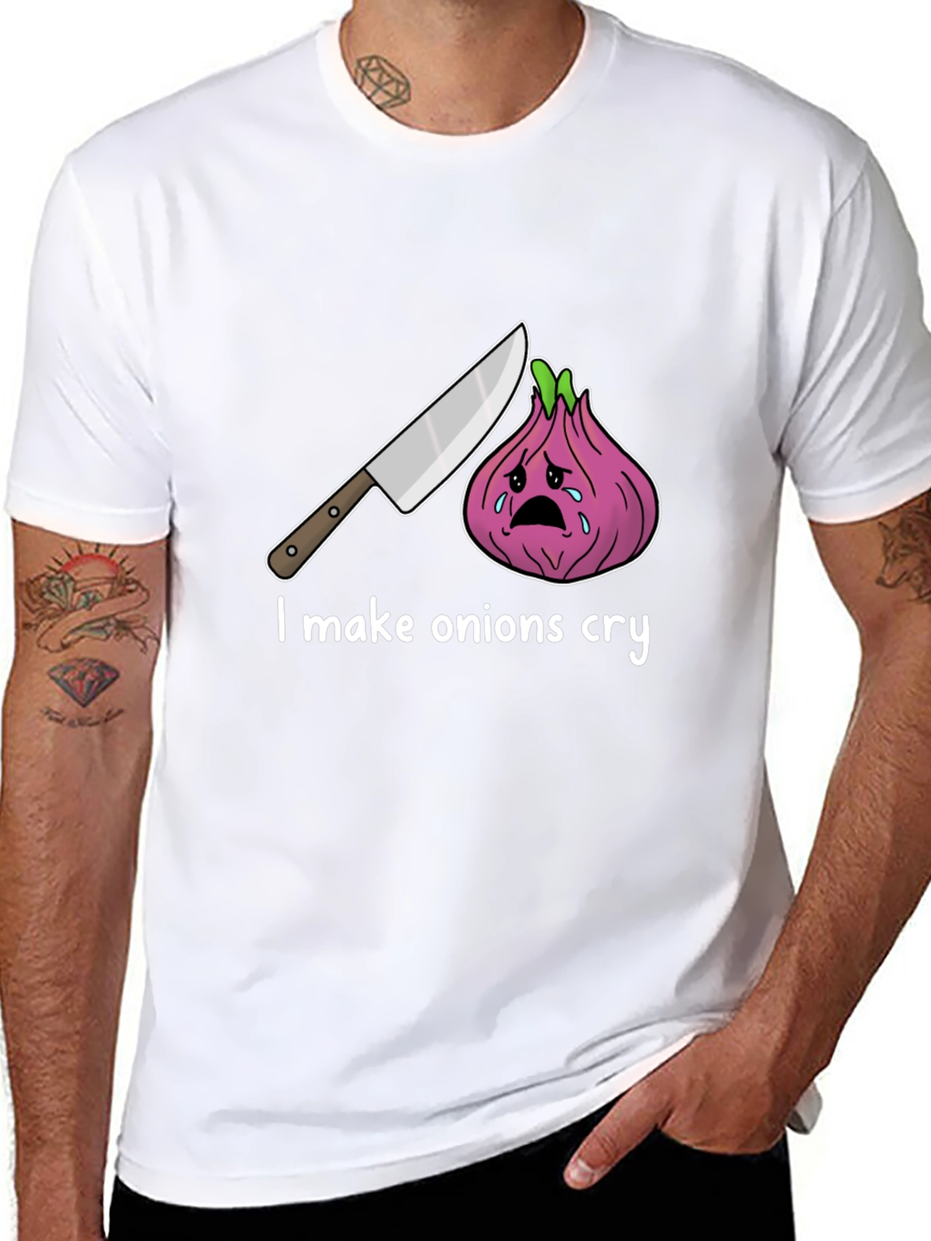Funny I Make Onions Cry Graphic Tee