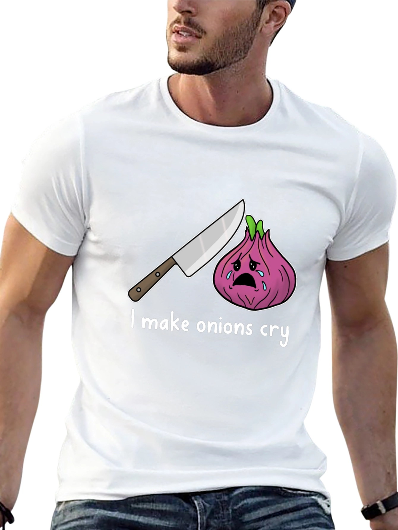 Funny I Make Onions Cry Graphic Tee