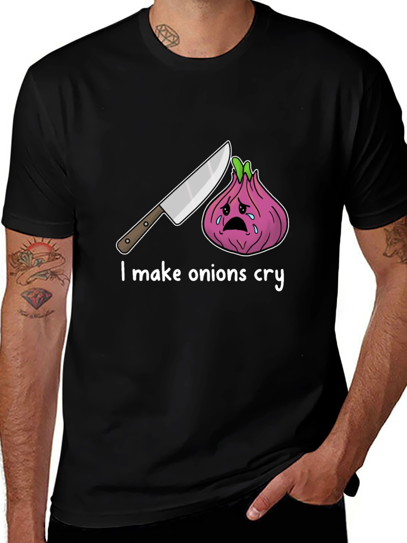 Funny I Make Onions Cry Graphic Tee
