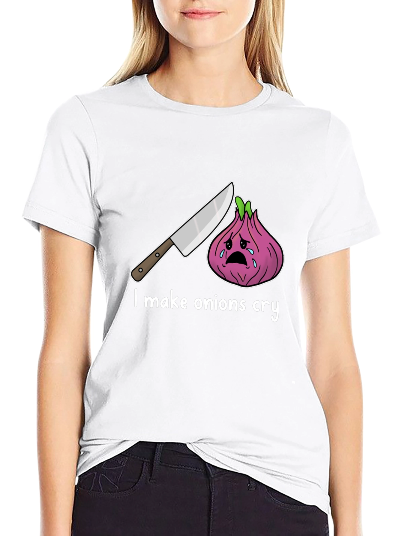 Funny I Make Onions Cry Graphic Tee