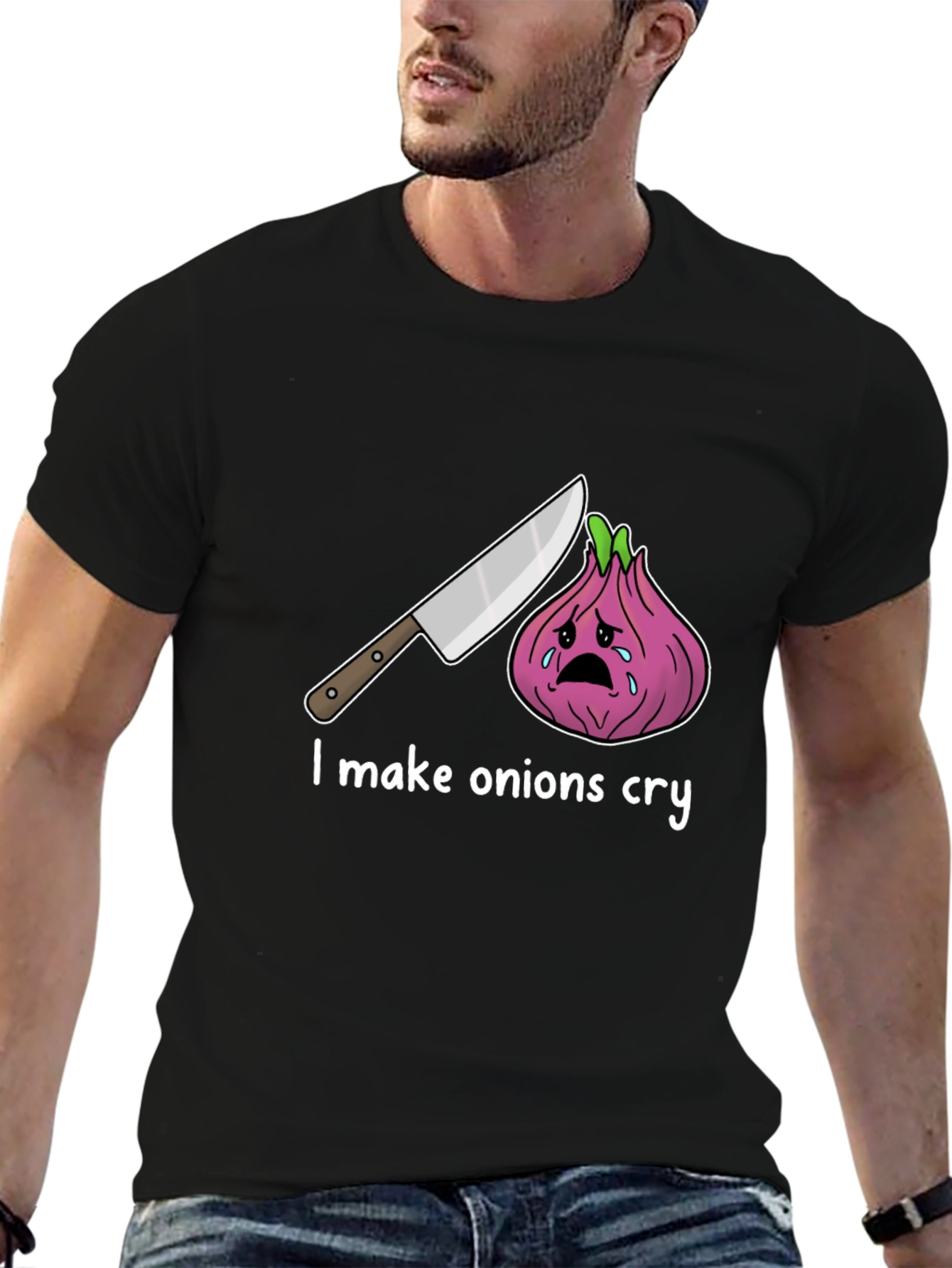 Funny I Make Onions Cry Graphic Tee
