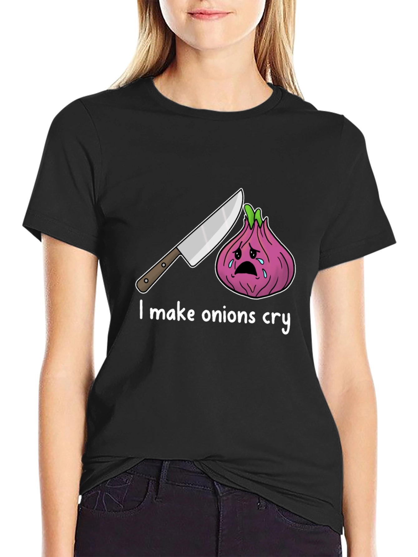 Funny I Make Onions Cry Graphic Tee