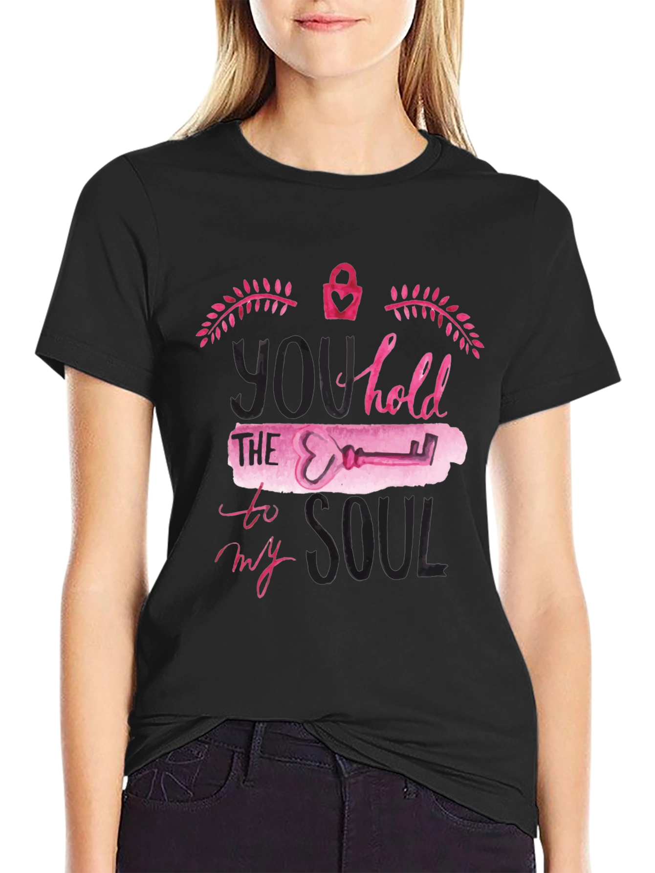 You Hold The Key To My Soul Black T-Shirt