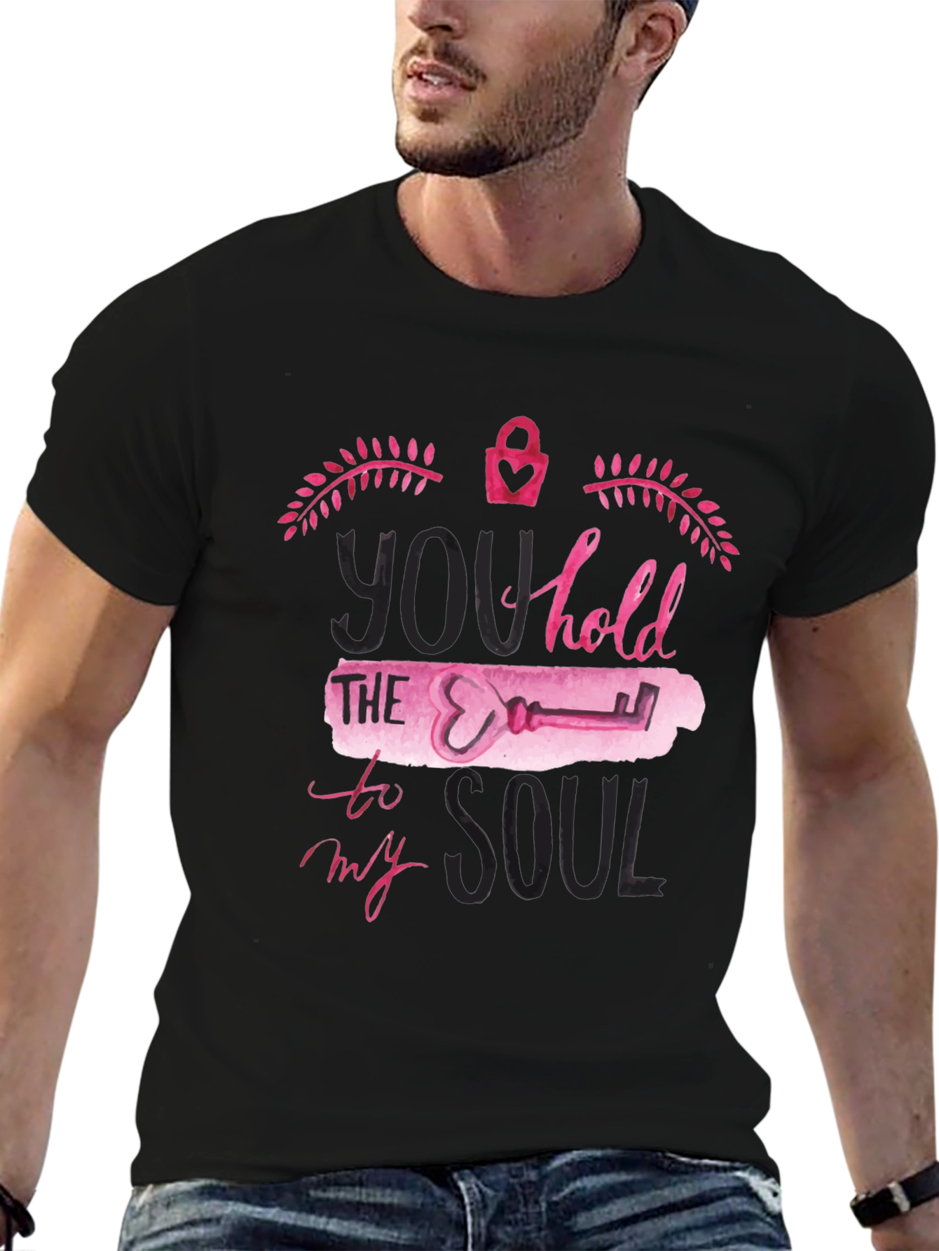 You Hold The Key To My Soul Black T-Shirt