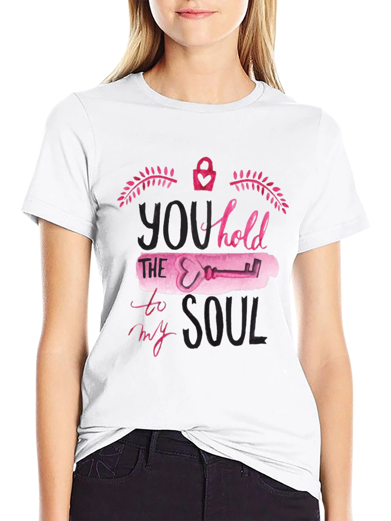 You Hold The Key To My Soul Black T-Shirt