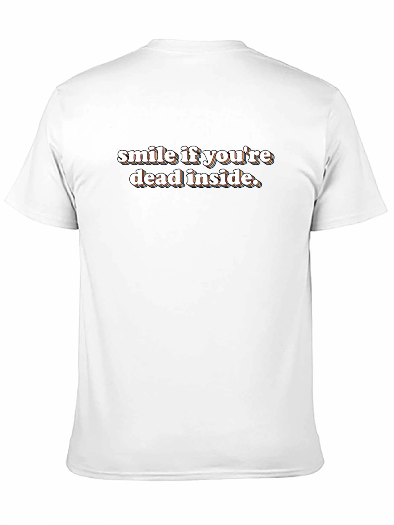 Smile If Youre Dead Inside Black T-Shirt