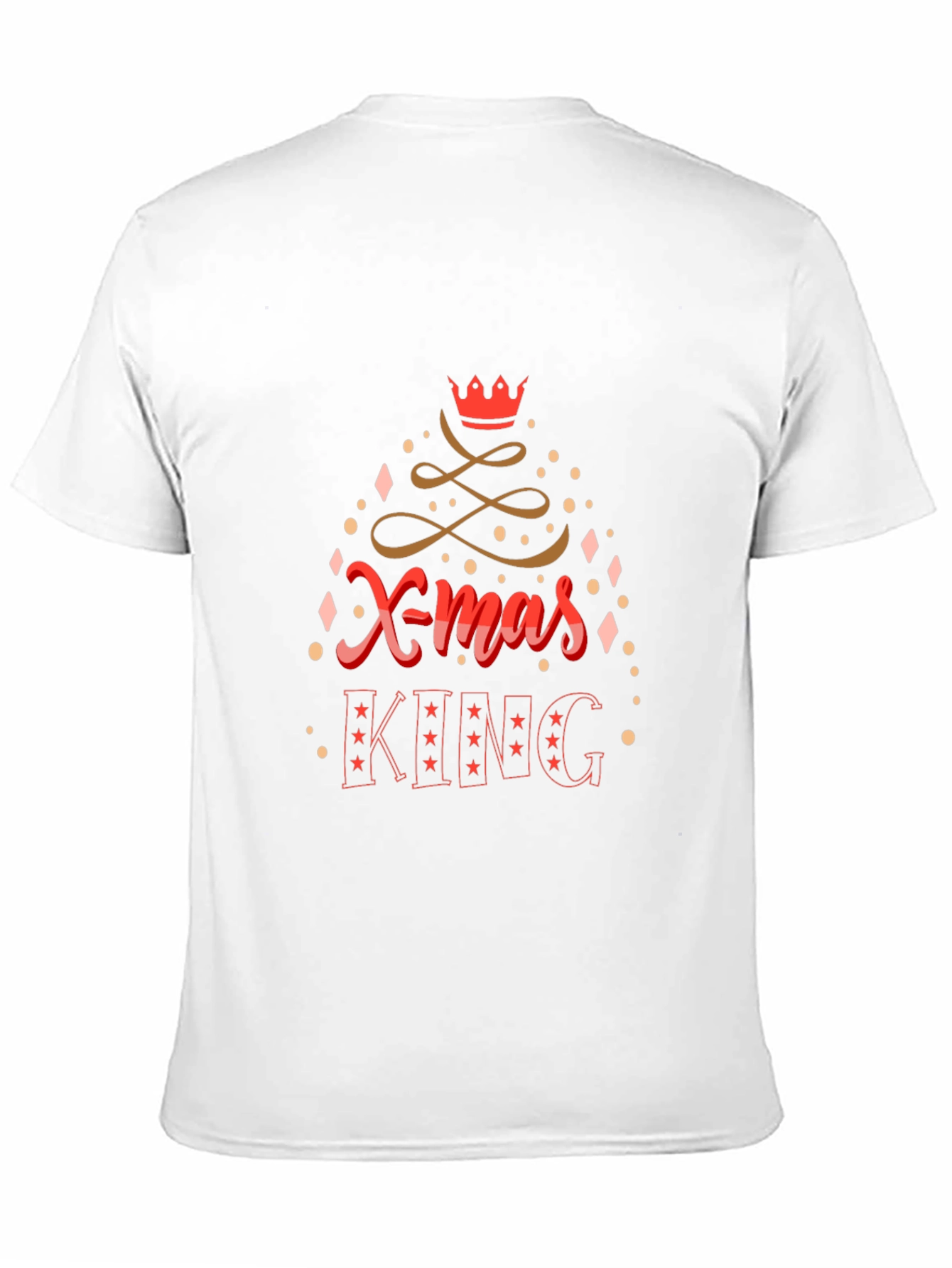 Xmas King Graphic Tee - Holiday Party Shirt