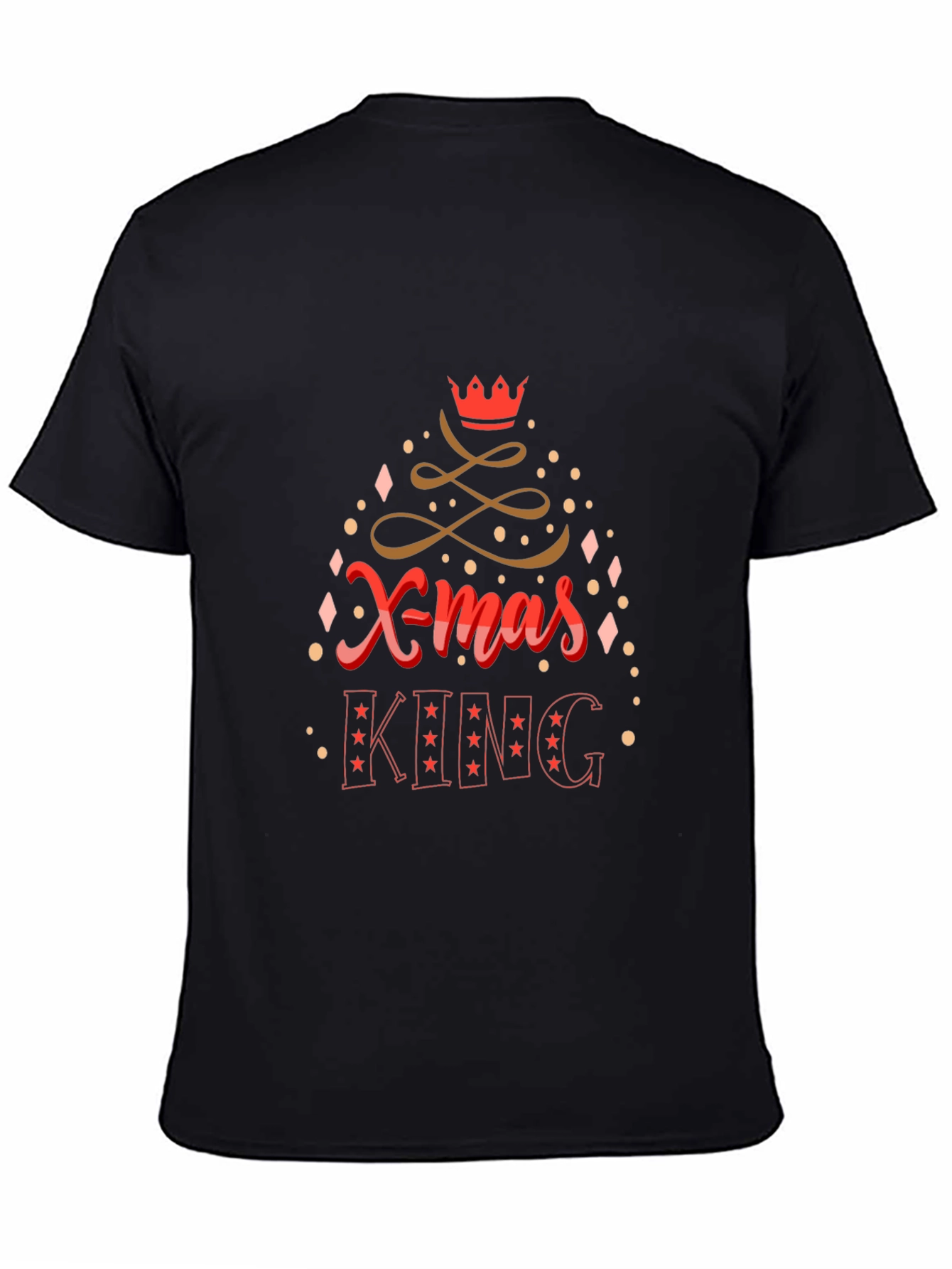 Xmas King Graphic Tee - Holiday Party Shirt
