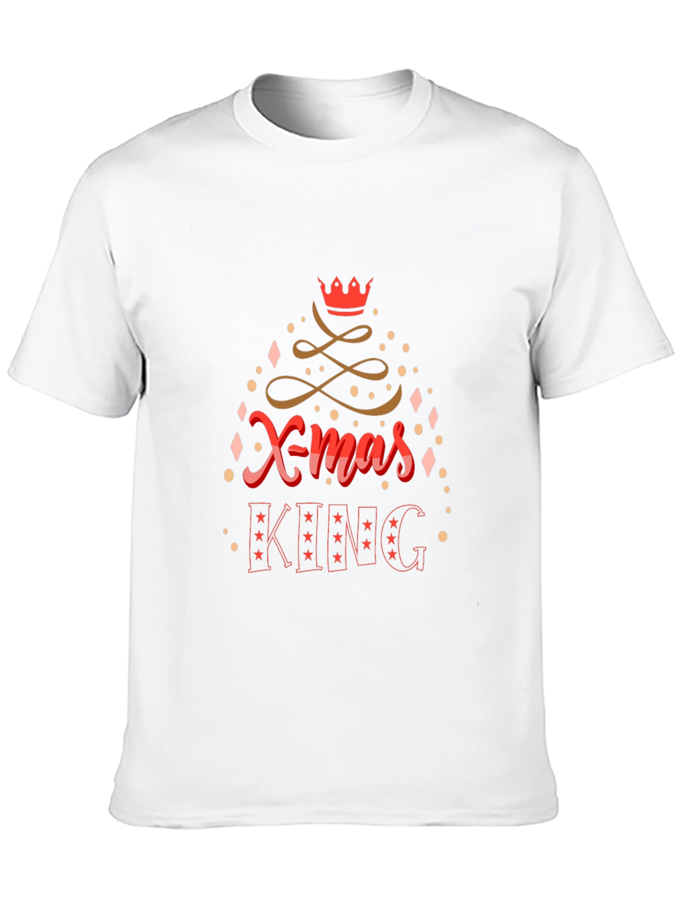 Xmas King Graphic Tee - Holiday Party Shirt