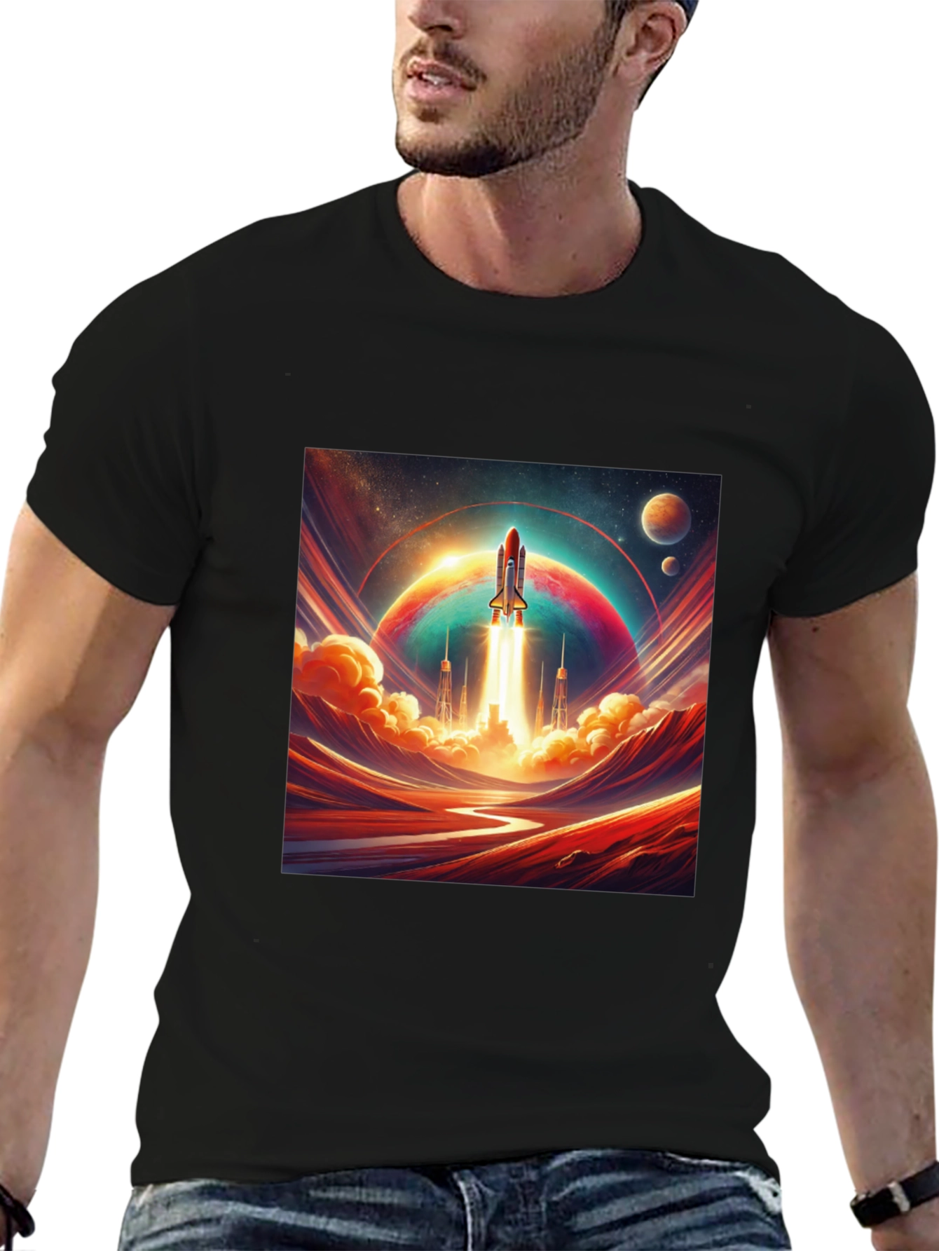 Rocket Launch Graphic Tee