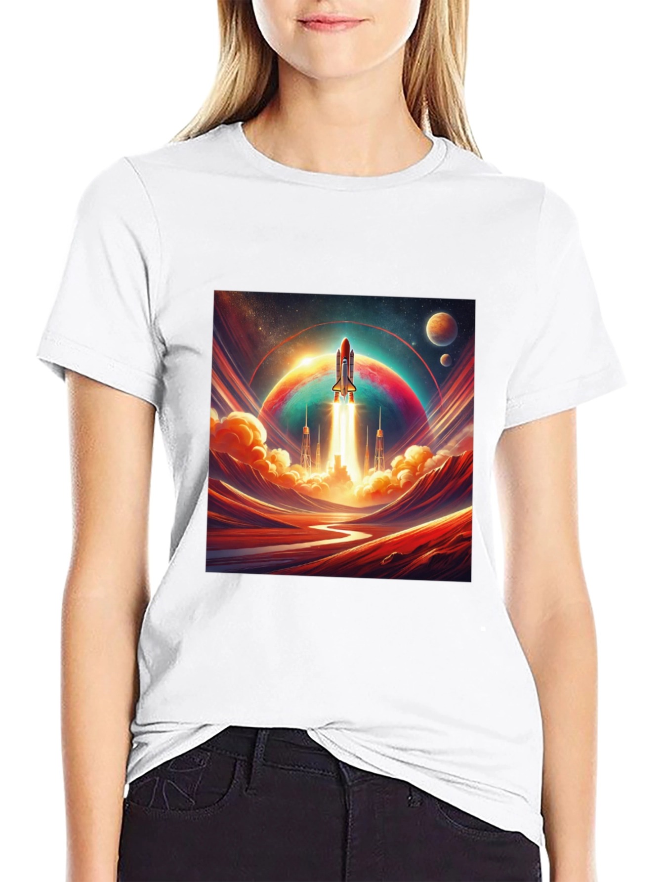Rocket Launch Graphic Tee