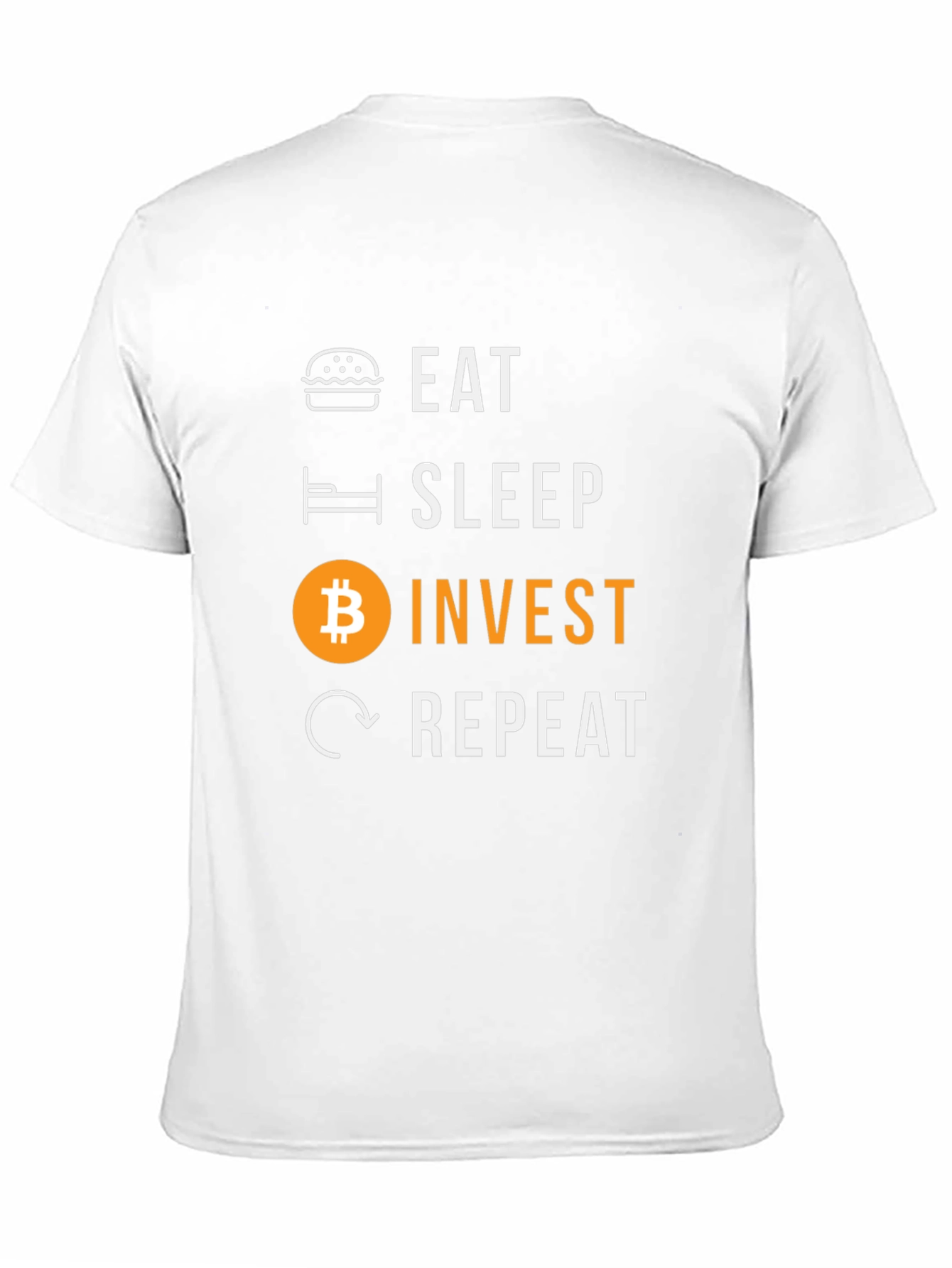 Eat Sleep Invest Bitcoin Graphic Tee