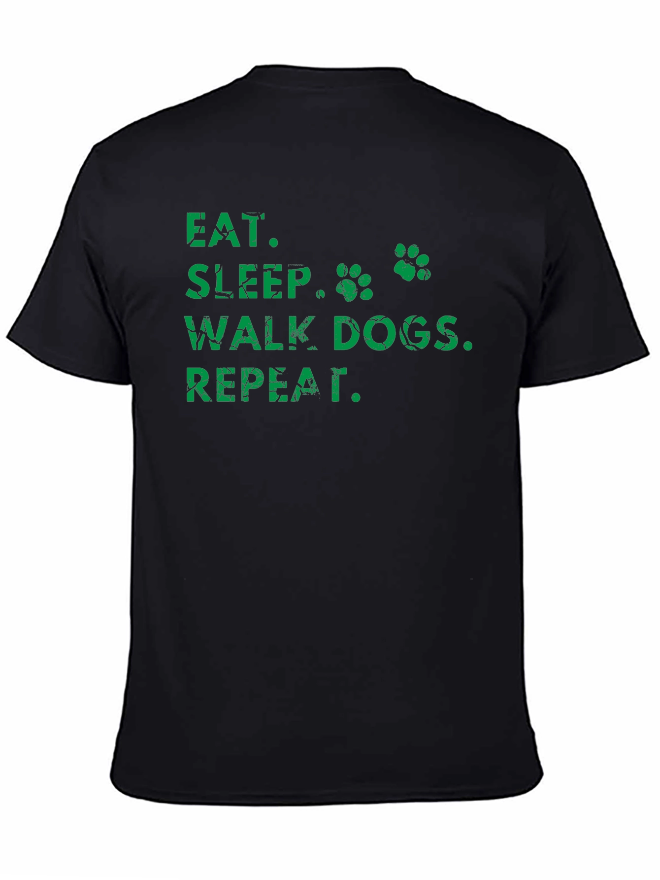 Eat Sleep Walk Dogs Repeat T-Shirt