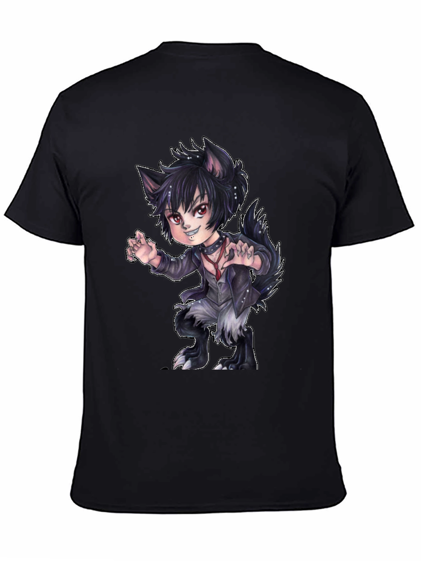 Werewolf Graphic Tee - Cartoon Style