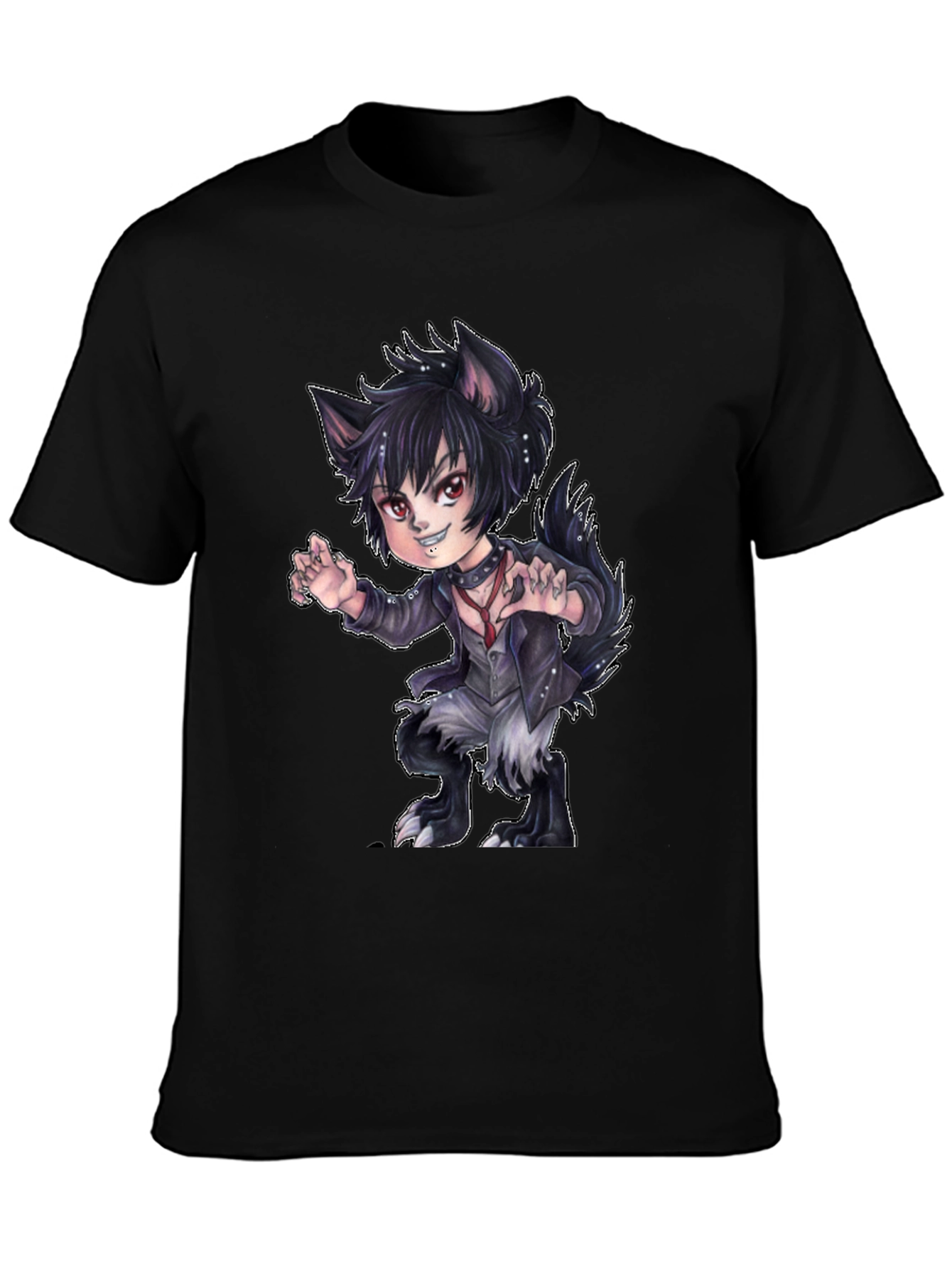 Werewolf Graphic Tee - Cartoon Style