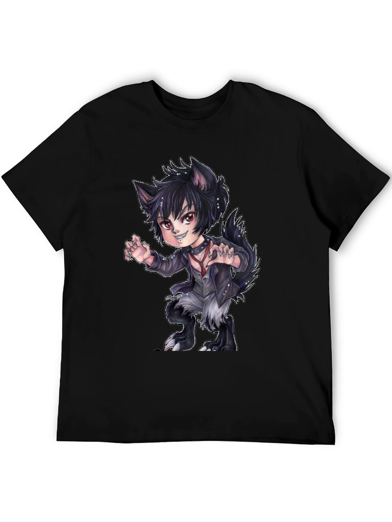 Werewolf Graphic Tee - Cartoon Style