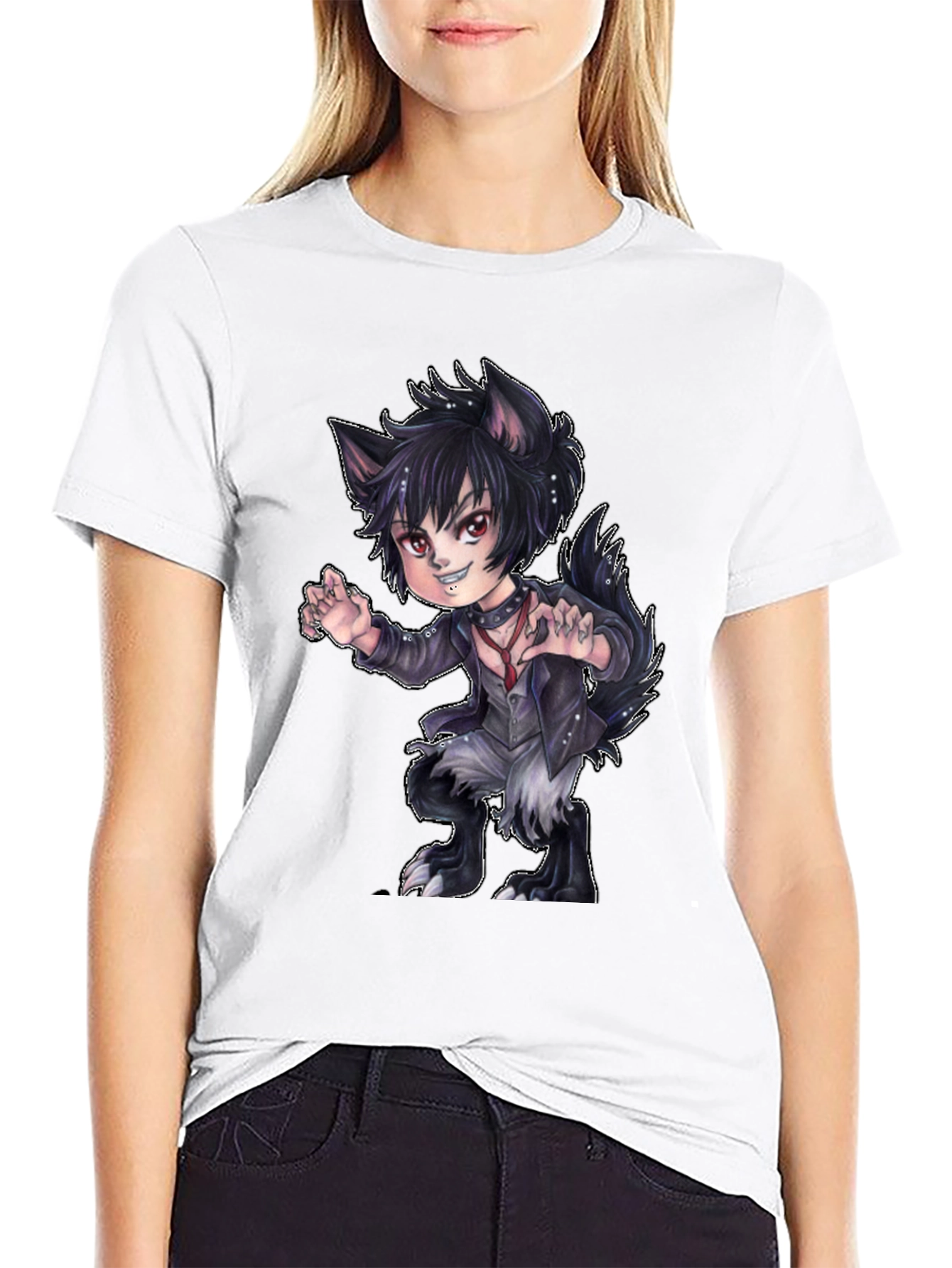 Werewolf Graphic Tee - Cartoon Style
