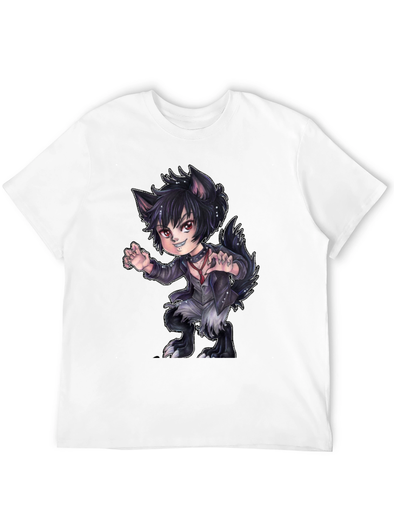 Werewolf Graphic Tee - Cartoon Style