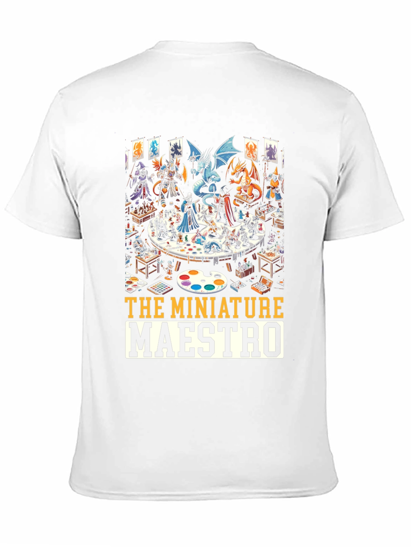 Miniature Maestro T-Shirt: Tabletop Gaming Art