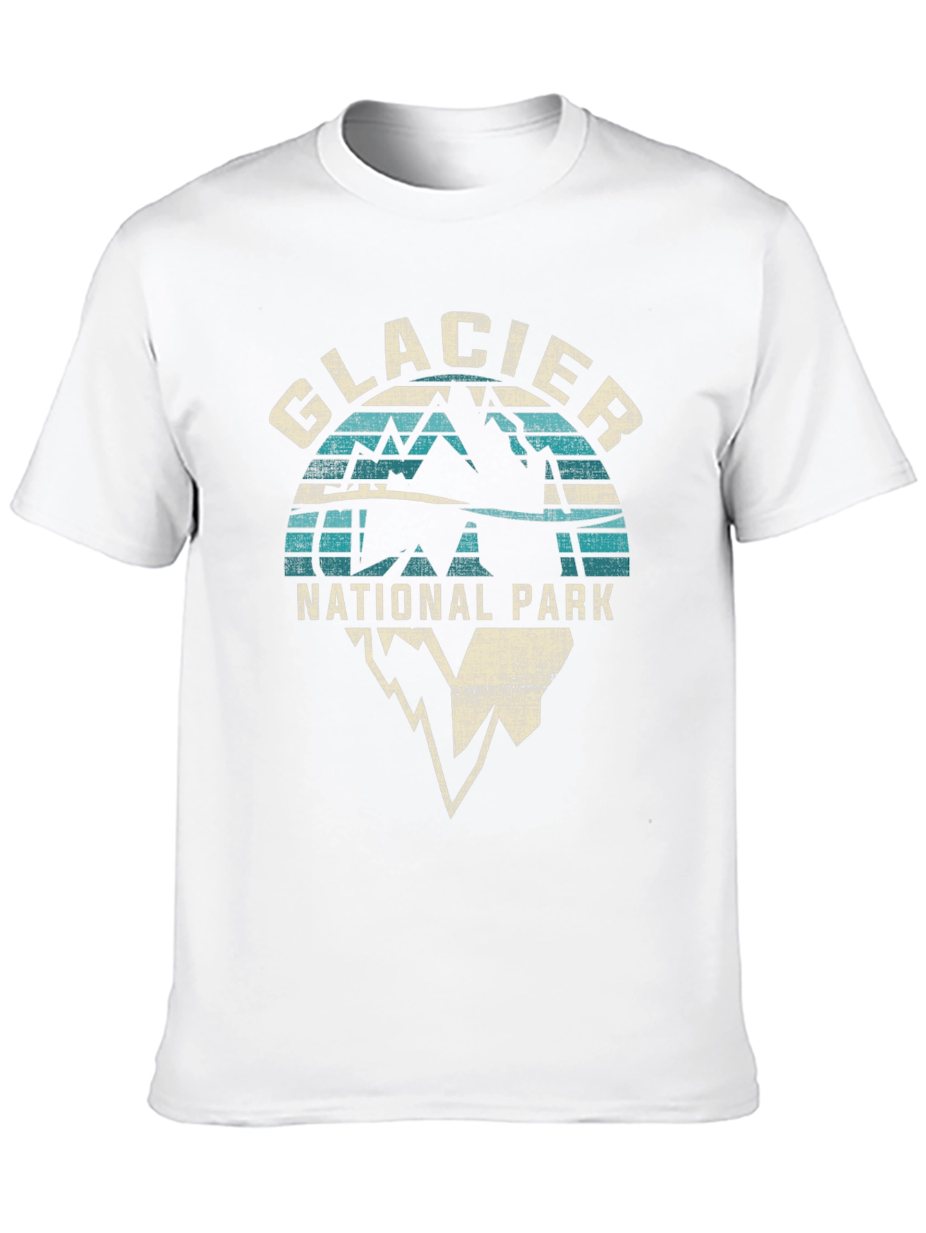 Glacier National Park Black Graphic Tee