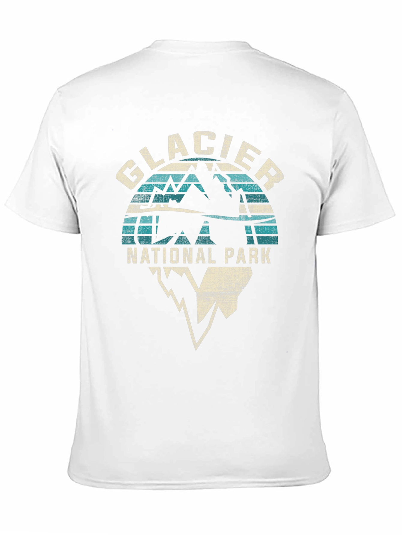 Glacier National Park Black Graphic Tee