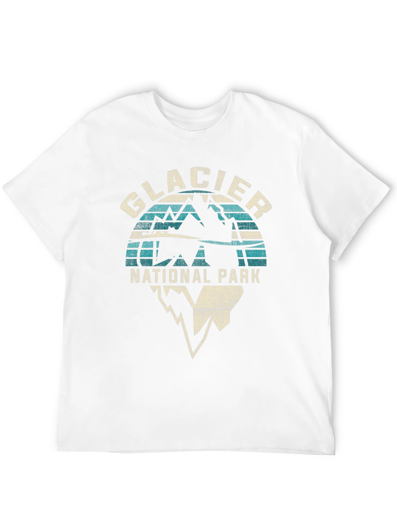 Glacier National Park Black Graphic Tee