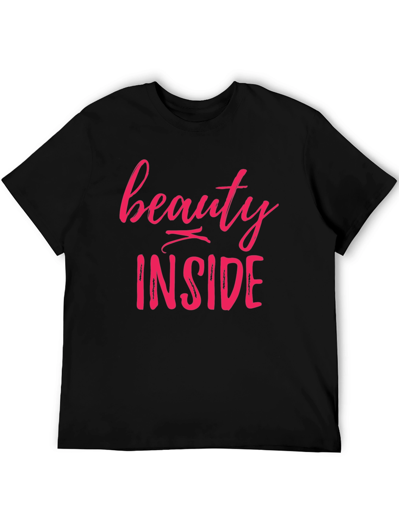 Beauty Inside Graphic Tee - Black Unisex