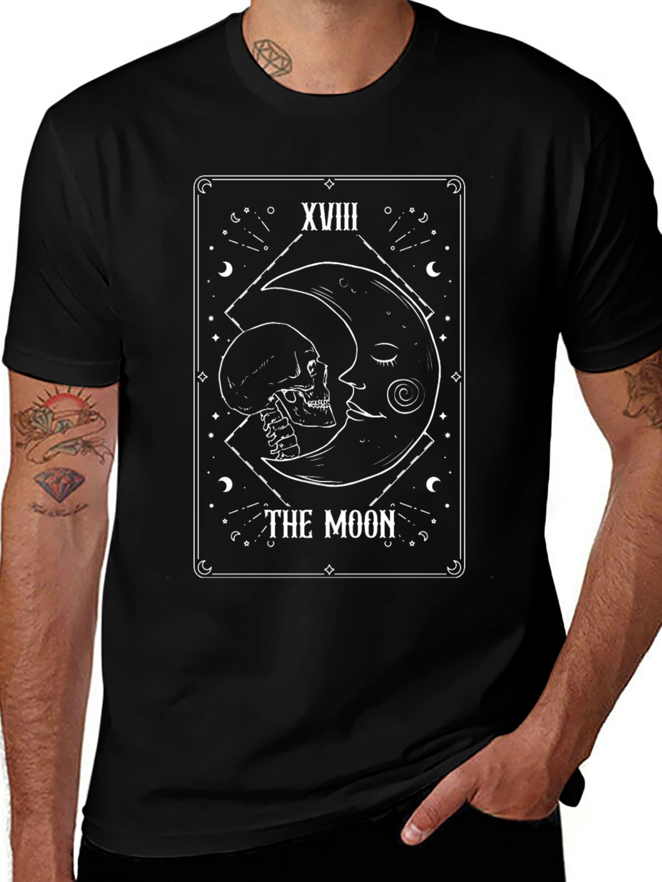 Tarot Card Moon Graphic Tee