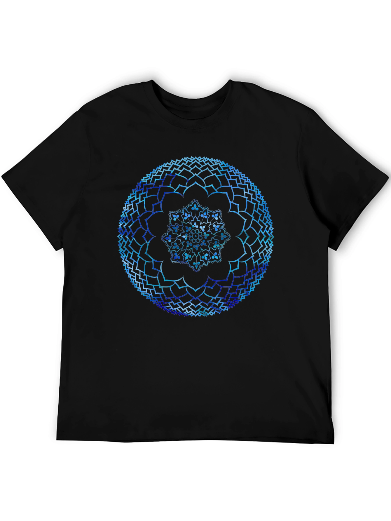 Blue Mandala Graphic Tee