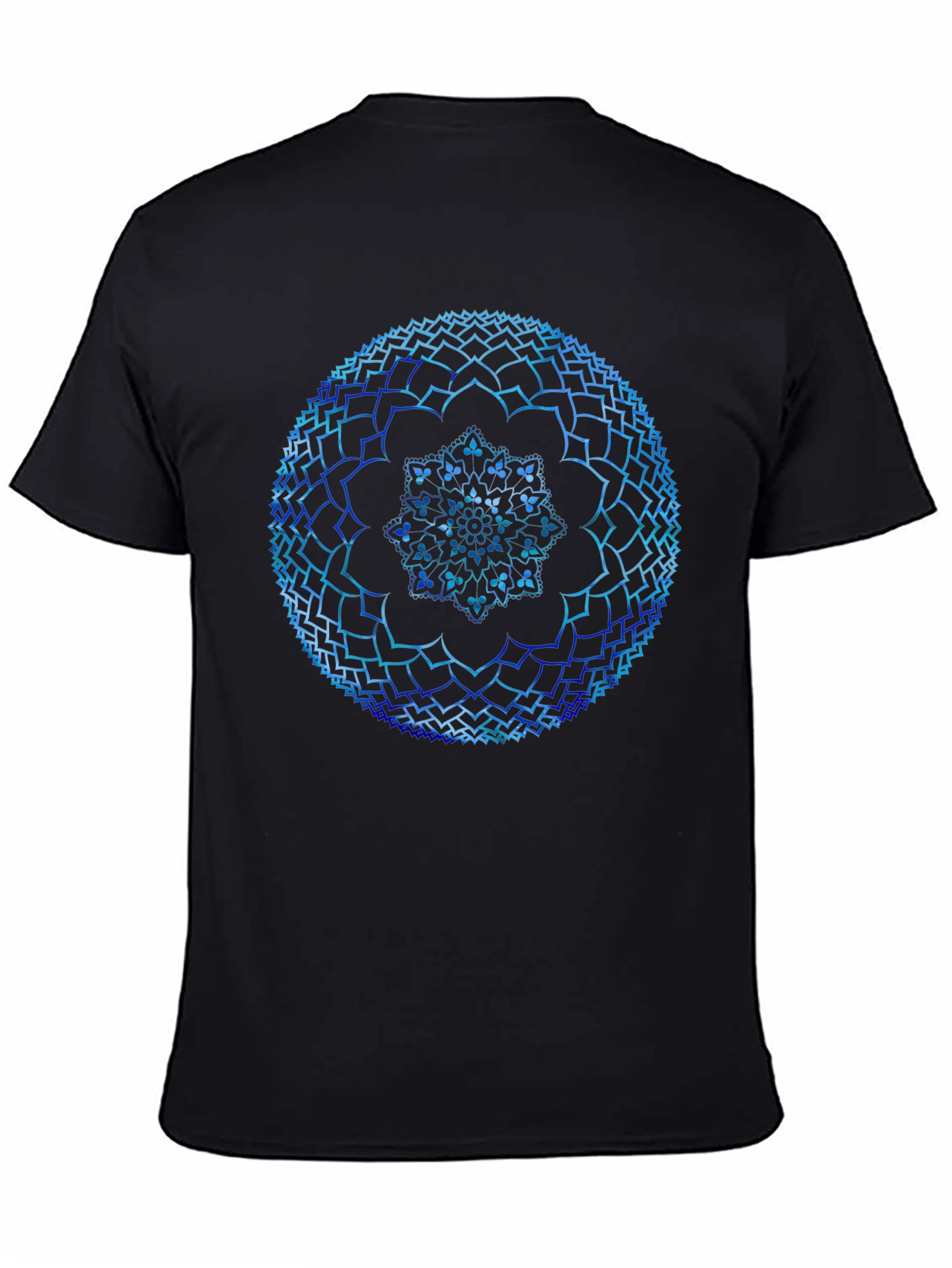 Blue Mandala Graphic Tee