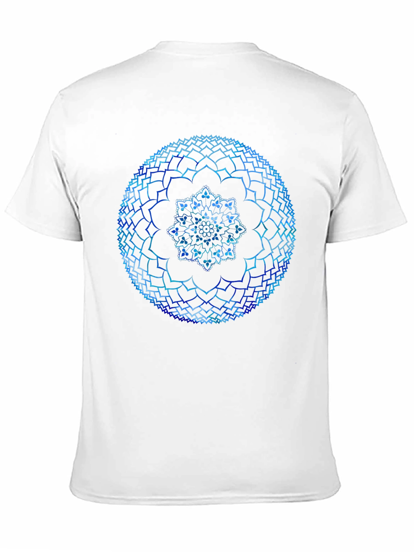 Blue Mandala Graphic Tee