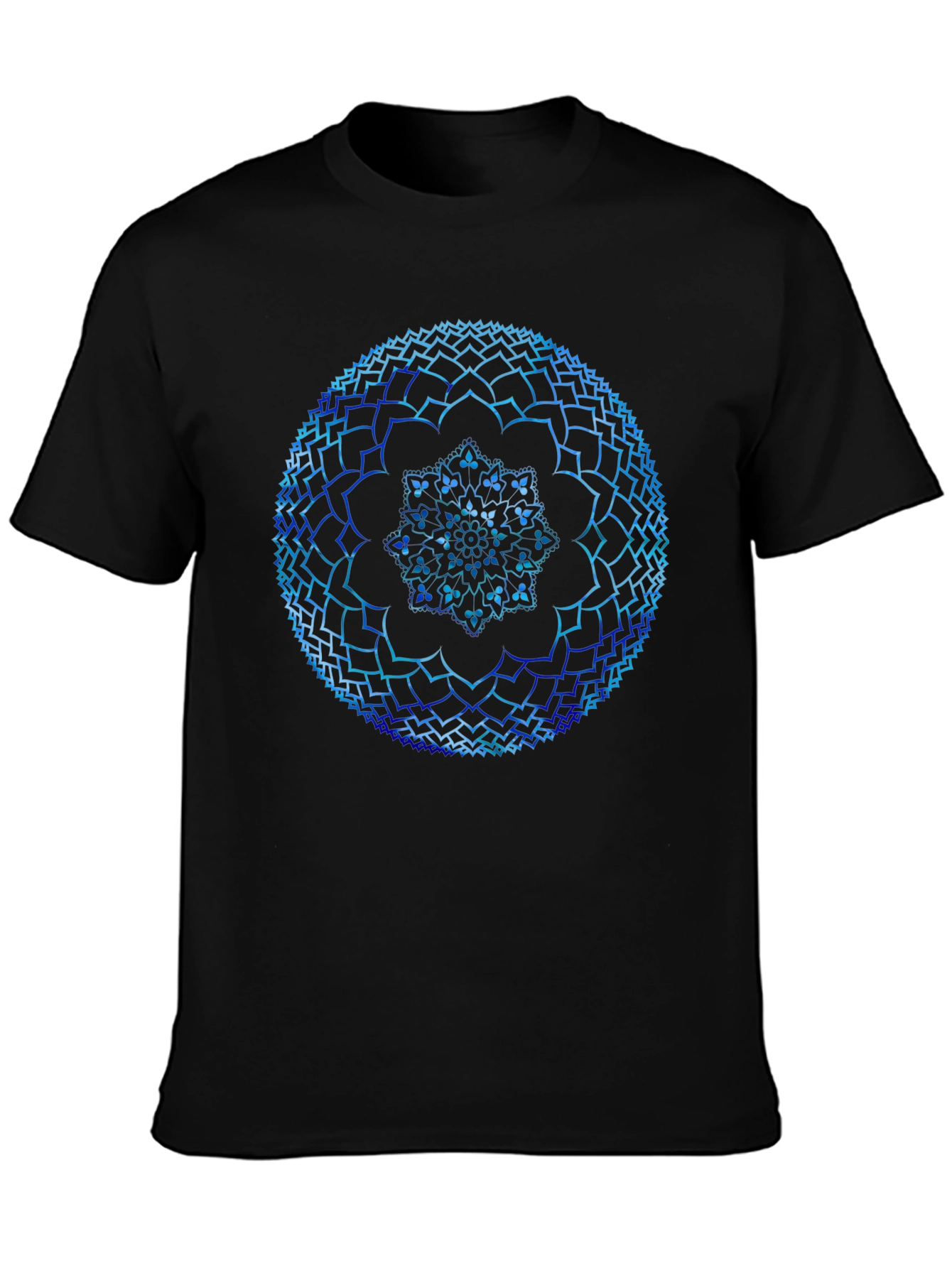 Blue Mandala Graphic Tee