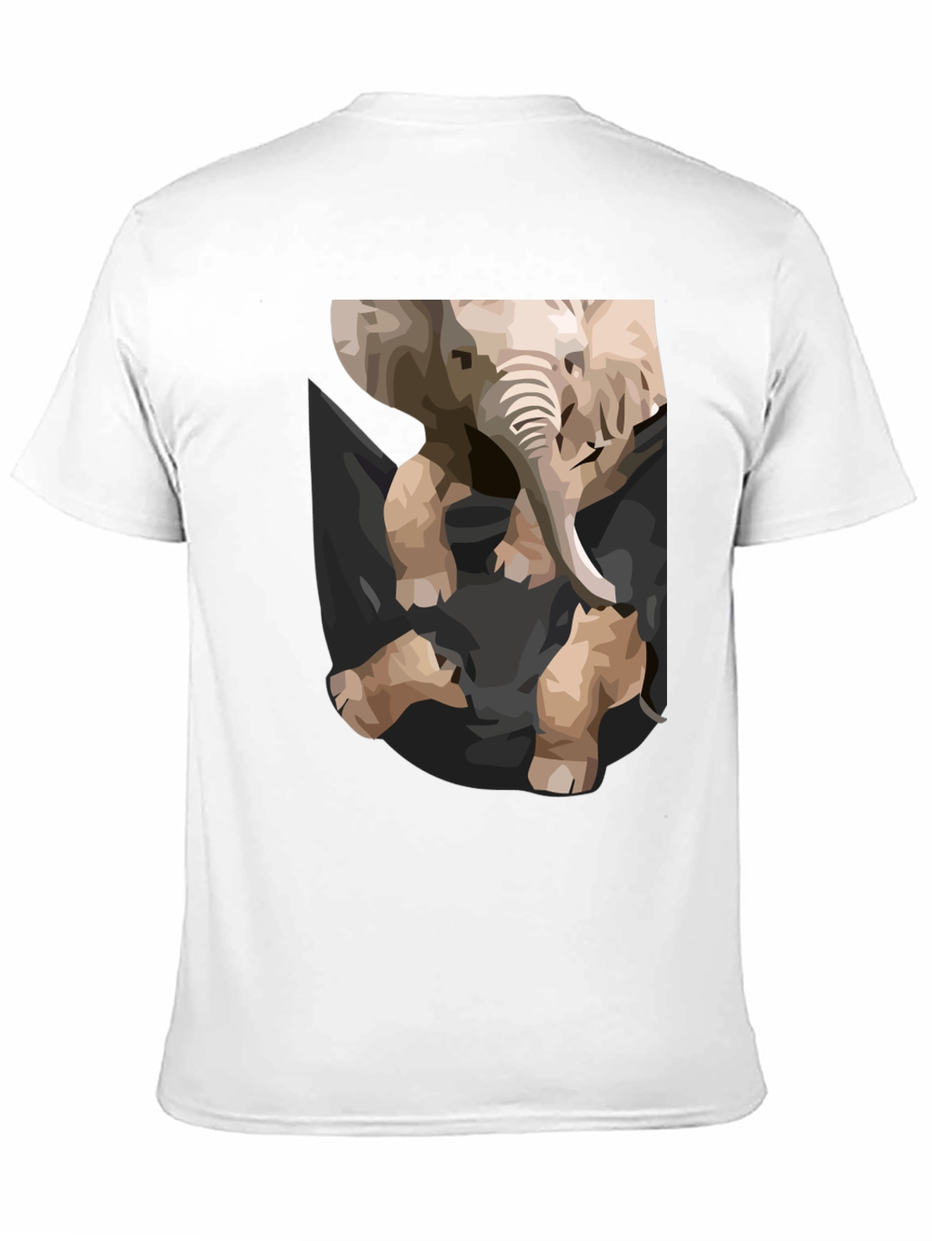 Elephant Pocket Graphic Tee - Casual Cool