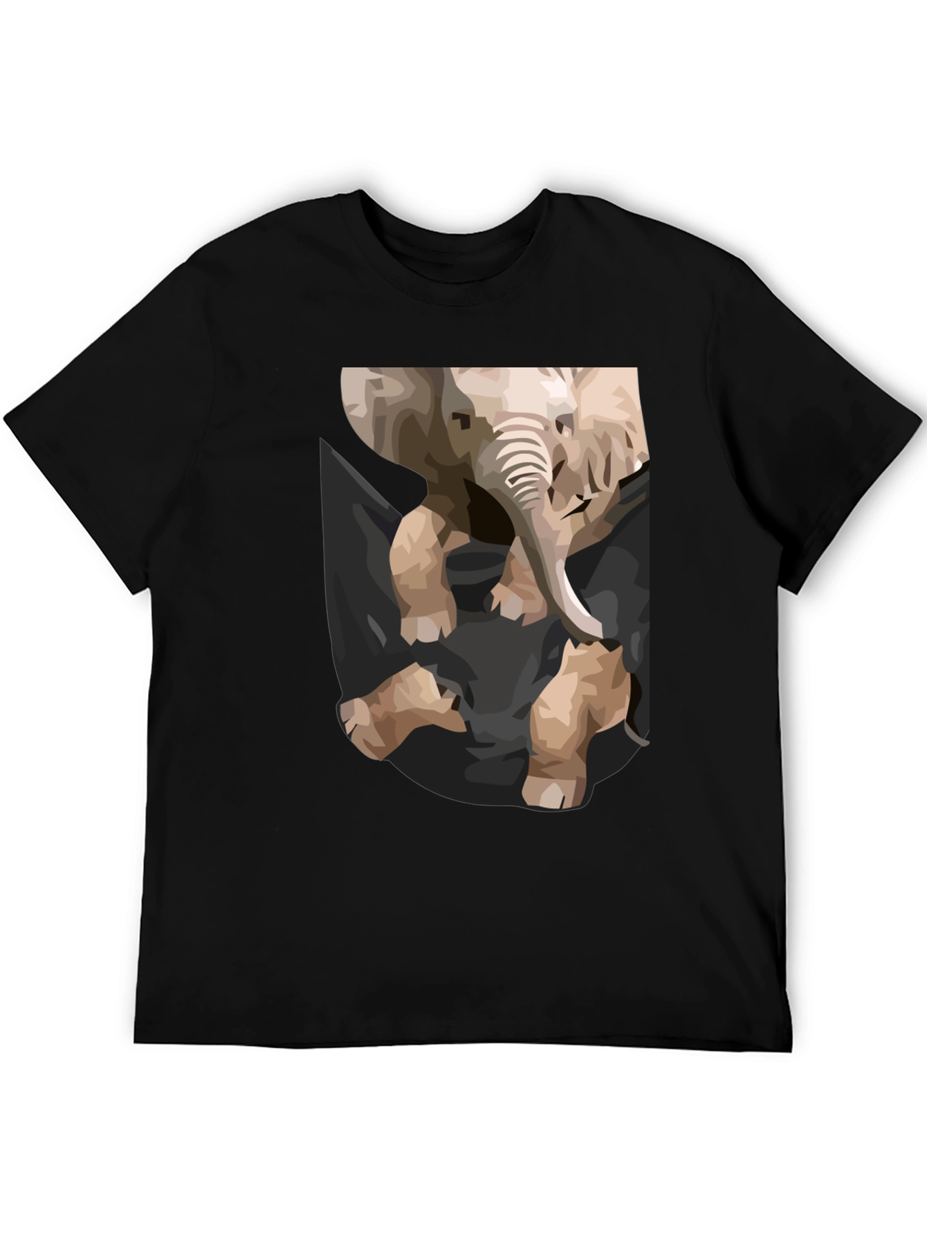 Elephant Pocket Graphic Tee - Casual Cool