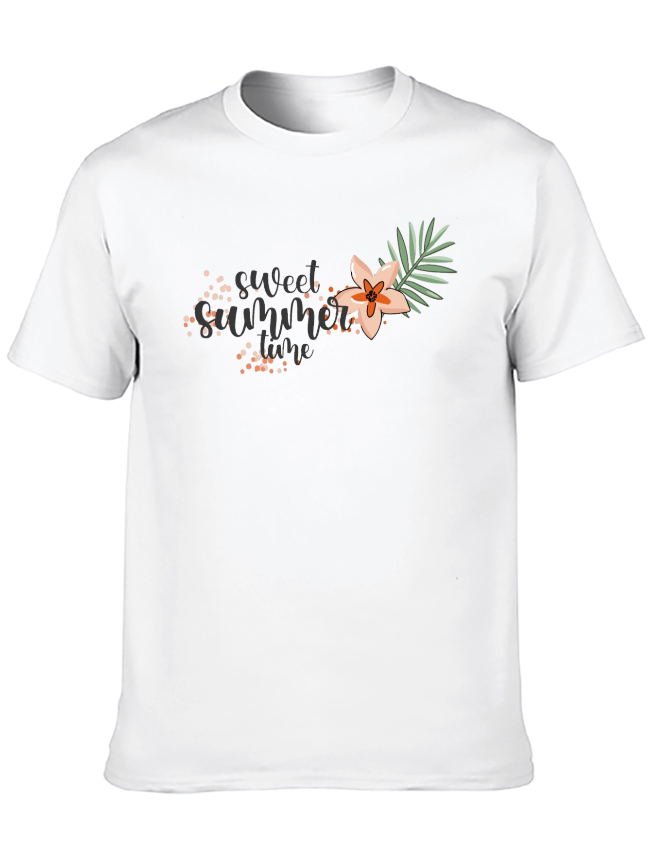 Sweet Summer Time Black T-Shirt