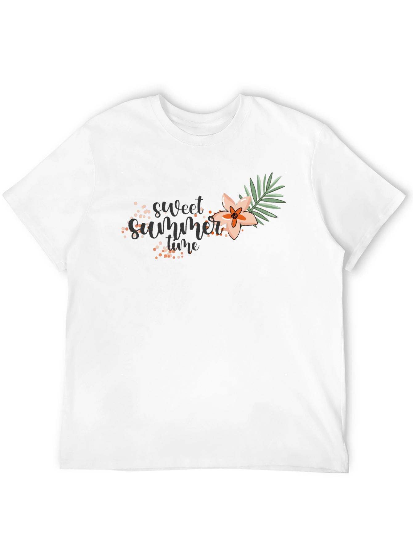 Sweet Summer Time Black T-Shirt